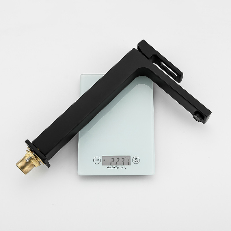 Смеситель для раковины Gappo G17-6 G1017-62 Черный матовый латунь