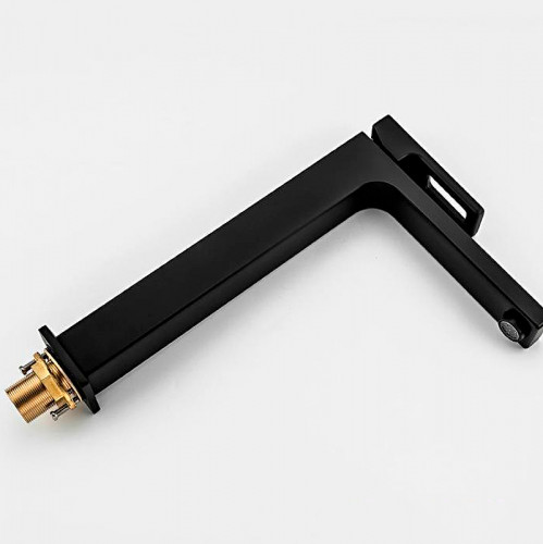 Смеситель для раковины Gappo G17-6 G1017-62 Черный матовый латунь