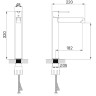 Смеситель для раковины Iddis Aiger AIGBL01i01