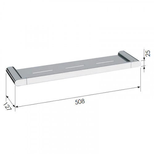 Металлическая полка Remer Lounge LN20VO Бронза