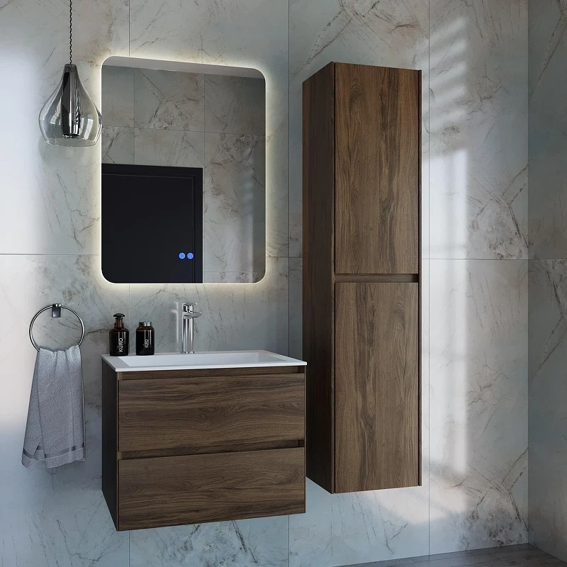 Шкаф пенал Vincea Chiara/Luka 35 VSC-2CL150CO подвесной цвет C.Oak