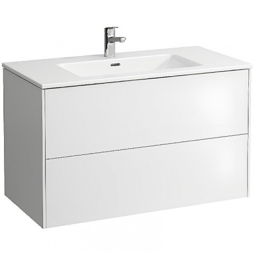 Тумба с раковиной Laufen Pro S  100 8.6496.2.261.104.1 подвесная Белая глянцевая