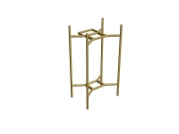 Консоль под раковину Scarabeo Laila 44 2702ORS цвет Brushed Gold