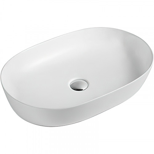 Раковина SantiLine 60 SL-1017MW Белая матовая фаянс накладная