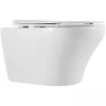Унитаз Art&Max Gina AM218CHR/SC подвесной с сиденьем Микролифт