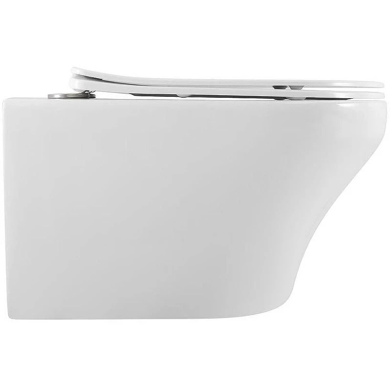 Унитаз Art&Max Gina AM218CHR/SC подвесной с сиденьем Микролифт