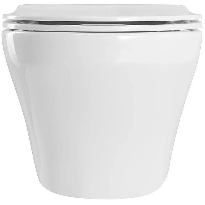 Унитаз Art&Max Gina AM218CHR/SC подвесной с сиденьем Микролифт