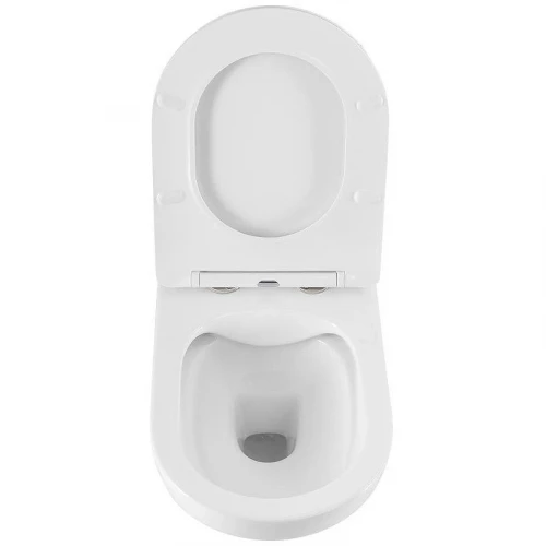 Унитаз Art&Max Gina AM218CHR/SC подвесной с сиденьем Микролифт