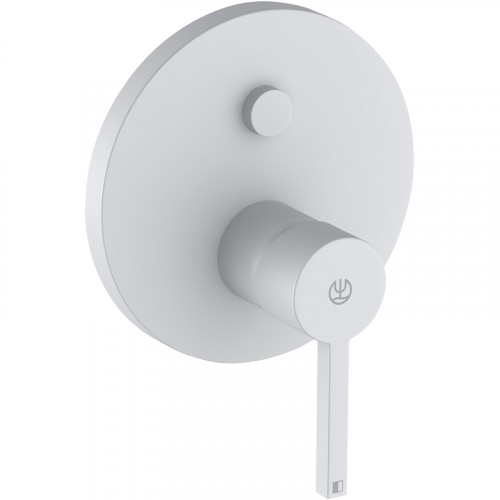 Смеситель для душа Kludi Nova Fonte Puristic 206595315 Белый матовый латунь встраиваемый