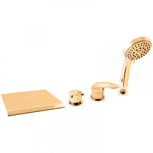 Смеситель на борт ванны Rav Slezak Dunaj D474.5PZ Золото латунь
