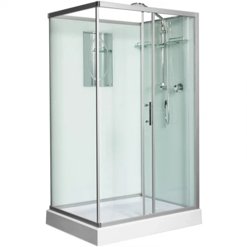 Душевая кабина WeltWasser WW500 Laine 1211 120x90 10000003274 профиль Хром стекло прозрачное