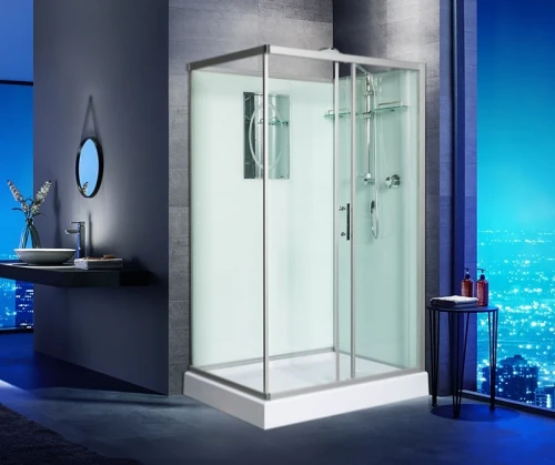 Душевая кабина WeltWasser WW500 Laine 1211 120x90 10000003274 профиль Хром стекло прозрачное