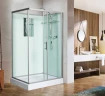 Душевая кабина WeltWasser WW500 Laine 1211 120x90 10000003274 профиль Хром стекло прозрачное