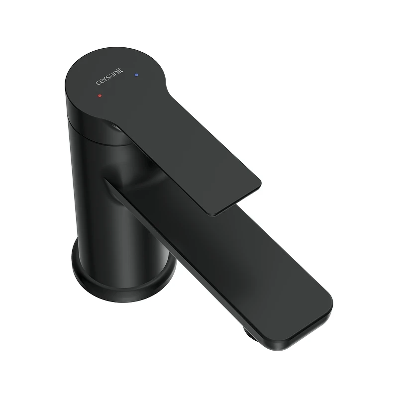 Смеситель для раковины Cersanit Vibe 68926 цвет Черный матовый