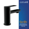 Смеситель для раковины Cersanit Vibe 68926 цвет Черный матовый