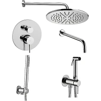 Комплект смесителей Paffoni Light KITZLIG019CR045 Хром латунь