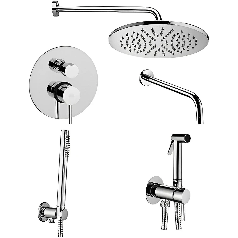 Комплект смесителей Paffoni Light KITZLIG019CR045 Хром латунь