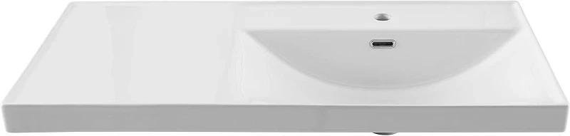 Мебельная раковина Aquanet Side 100 R 347437 цвет Белый