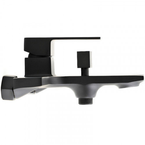 Смеситель для ванны Orange Lutz M04-100b Черный на стену