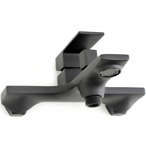 Смеситель для ванны Orange Lutz M04-100b Черный на стену