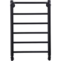 Водяной полотенцесушитель Comfysan Capri W-6 60x40 012724 с полкой Черный матовый