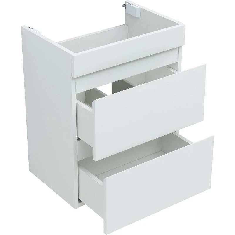 Тумба под раковину Aquanet Нота New 50 335416 подвесная Белый глянец МДФ / ЛДСП