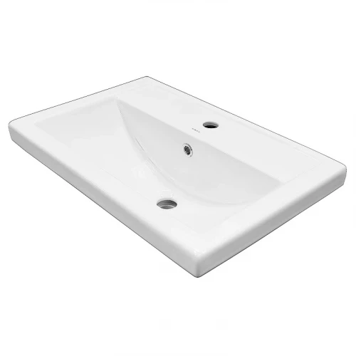 Тумба с раковиной Azario Kantri 60 CS00097248 подвесная цвет Белый глянец