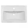 Тумба с раковиной Azario Kantri 60 CS00097248 подвесная цвет Белый глянец