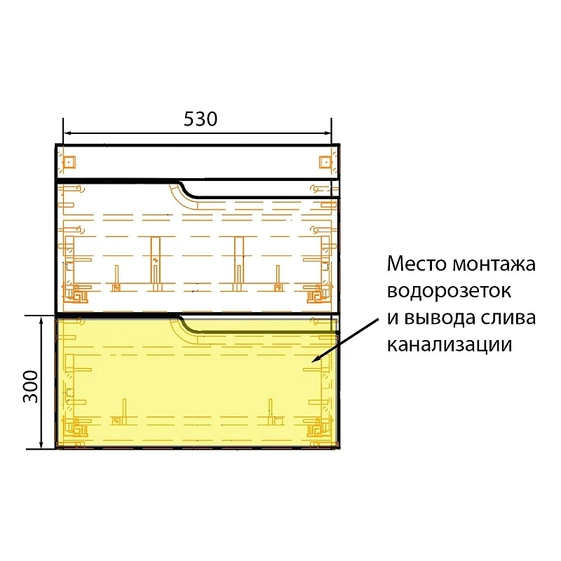 Тумба с раковиной Azario Kantri 60 CS00097248 подвесная цвет Белый глянец