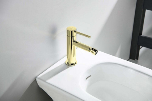 Смеситель для биде Aquatek Европа AQ1318BG Золото шлифованное