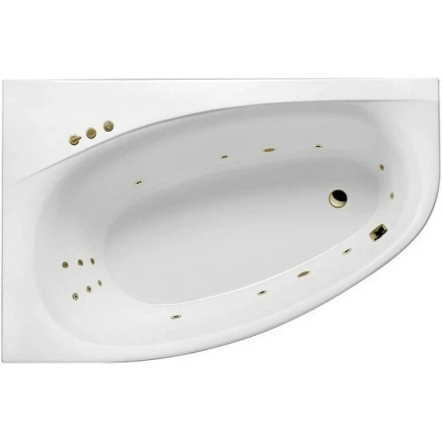 Акриловая ванна Excellent Kameleon 170x110 L WAEX.KML17.SMART.BR с гидромассажем