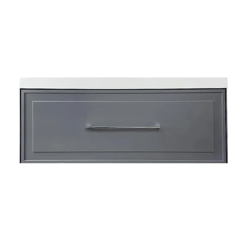 Тумба с раковиной Azario Беллони 100 CS00098073 подвесная цвет Графит