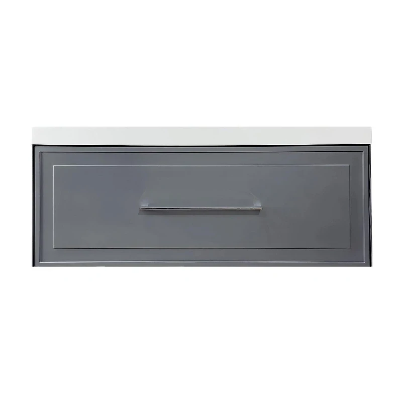 Тумба с раковиной Azario Беллони 100 CS00098073 подвесная цвет Графит