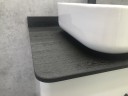 Тумба с раковиной Comforty Амстердам 75 00-00004668 подвесная Белая глянцевая МДФ / ЛДСП