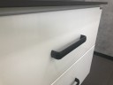 Тумба с раковиной Comforty Амстердам 75 00-00004668 подвесная Белая глянцевая МДФ / ЛДСП
