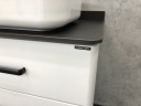 Тумба с раковиной Comforty Амстердам 75 00-00004668 подвесная Белая глянцевая МДФ / ЛДСП