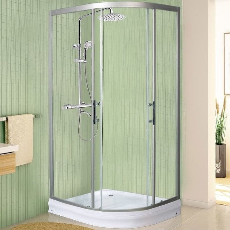 Душевой уголок WeltWasser WW500 С 120х90 L 10000012452 профиль Хром стекло прозрачное