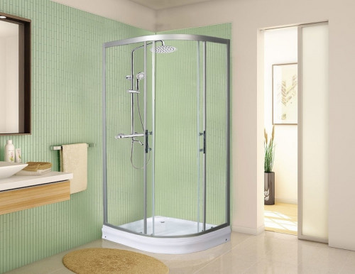 Душевой уголок WeltWasser WW500 С 120х90 L 10000012452 профиль Хром стекло прозрачное