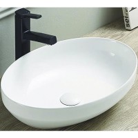 Раковина-чаша CeramaLux 50 78590 Белая фаянс накладная