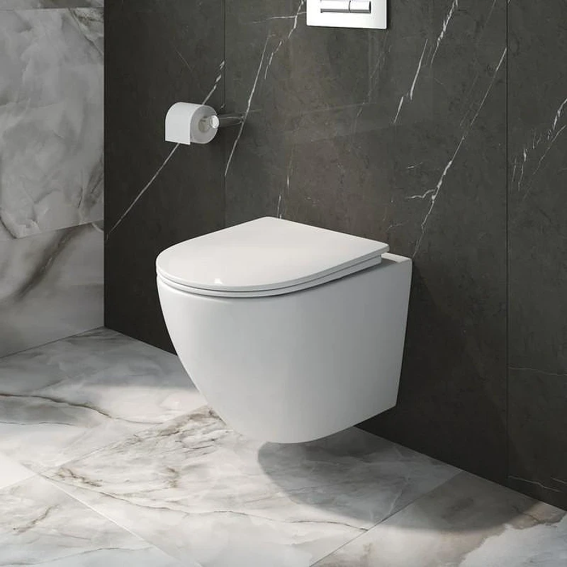 Комплект унитаза с инсталляцией BelBagno Uno-Tor BB5177CH-TOR/SC/BB026/BB044NERO с сиденьем Микролифт и Черной матовой клавишей смыва