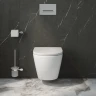 Комплект унитаза с инсталляцией BelBagno Uno-Tor BB5177CH-TOR/SC/BB026/BB044NERO с сиденьем Микролифт и Черной матовой клавишей смыва