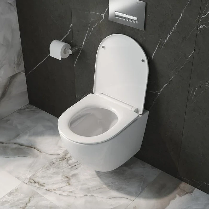 Комплект унитаза с инсталляцией BelBagno Uno-Tor BB5177CH-TOR/SC/BB026/BB044NERO с сиденьем Микролифт и Черной матовой клавишей смыва