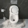 Комплект унитаза с инсталляцией BelBagno Uno-Tor BB5177CH-TOR/SC/BB026/BB044NERO с сиденьем Микролифт и Черной матовой клавишей смыва