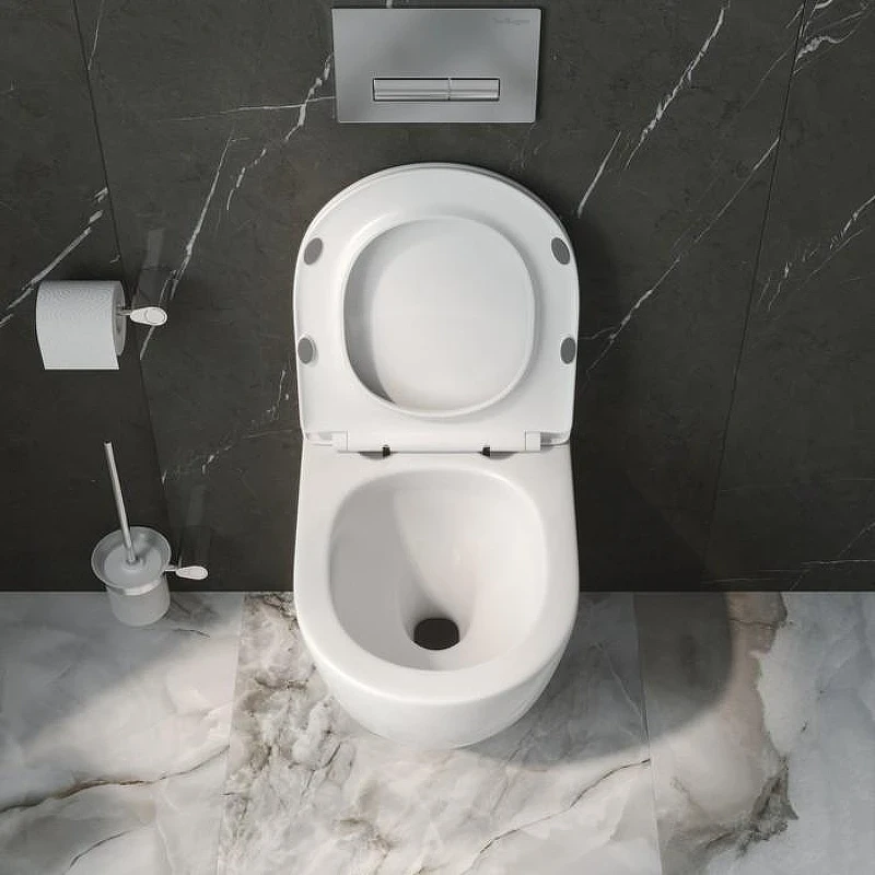 Комплект унитаза с инсталляцией BelBagno Uno-Tor BB5177CH-TOR/SC/BB026/BB044NERO с сиденьем Микролифт и Черной матовой клавишей смыва