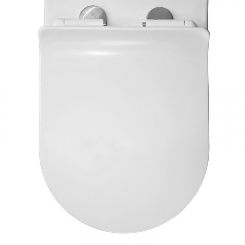 Унитаз компакт Azario Frento AZ-2311 цвет Белый с бачком и сиденьем Микролифт