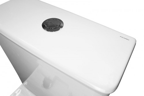 Унитаз компакт Azario Frento AZ-2311 цвет Белый с бачком и сиденьем Микролифт