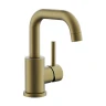 Смеситель для раковины Belz B810-5 B10810-5 цвет Брашированное золото