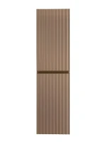 Шкаф пенал Art&Max Elegant 40 AM-ELEGANT-1500-2А-SO-CM-LED подвесной цвет Капучино матовый