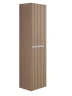 Шкаф пенал Art&Max Elegant 40 AM-ELEGANT-1500-2А-SO-CM-LED подвесной цвет Капучино матовый