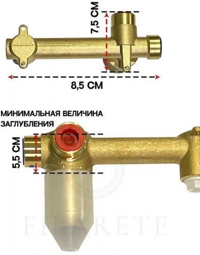 Смеситель для раковины FILARETE Fing FL4040BL цвет Черный матовый